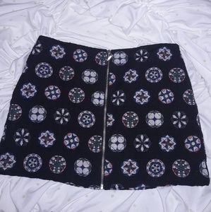 Pattern topshop skirt